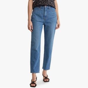 Madewell high waisted straight leg Mom Jean
